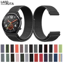 Laforuta для huawei GT, ремешок для часов, нейлоновый ремешок 22 мм, быстросъемный ремешок для часов Huami Amazfit, браслет для Honor, волшебный браслет, петля