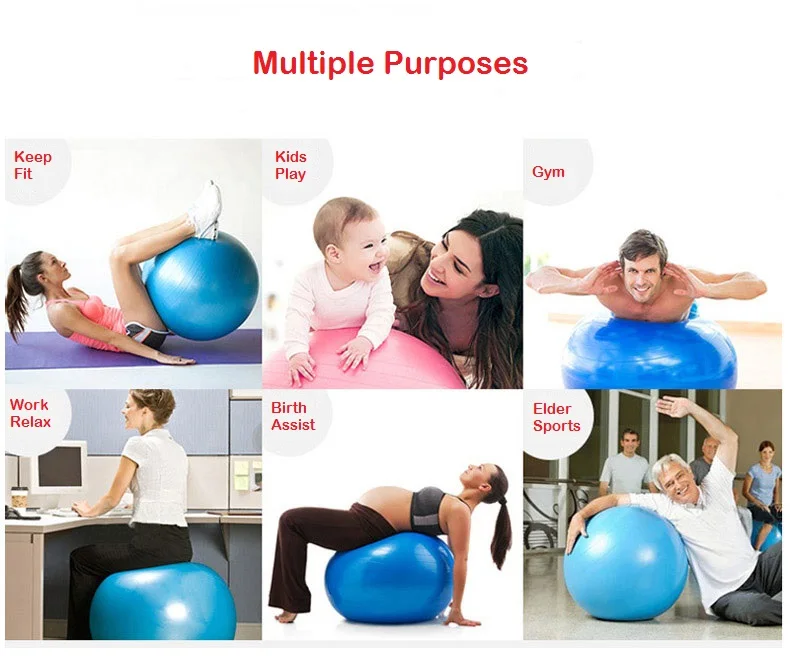 Yoga Ball 95cm Extra Large Premium Pvc Thickening Anti-explosion For Lose  Weight Fitness Muscle Practice Keep Fit Gym Exercise - Yoga Balls -  AliExpress
