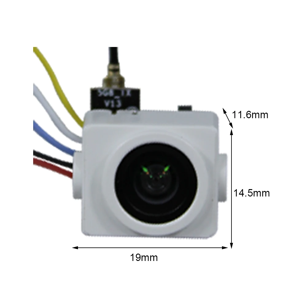 V2 5 8G 48CH 25 MW 700TVL мини AIO 12 градусов широкоугольная камера VTX с IPEX антенна для FPV