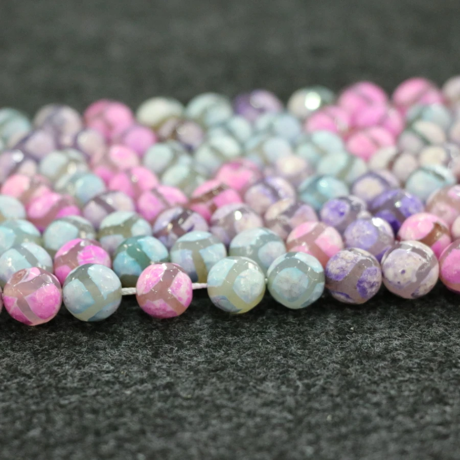 

A String 10mm 38pcs/lot, TOP Quality ! Pink Ball Handmade Loose Spacer Round Strand Stone Beads Bracelet DIY Jewelry Making