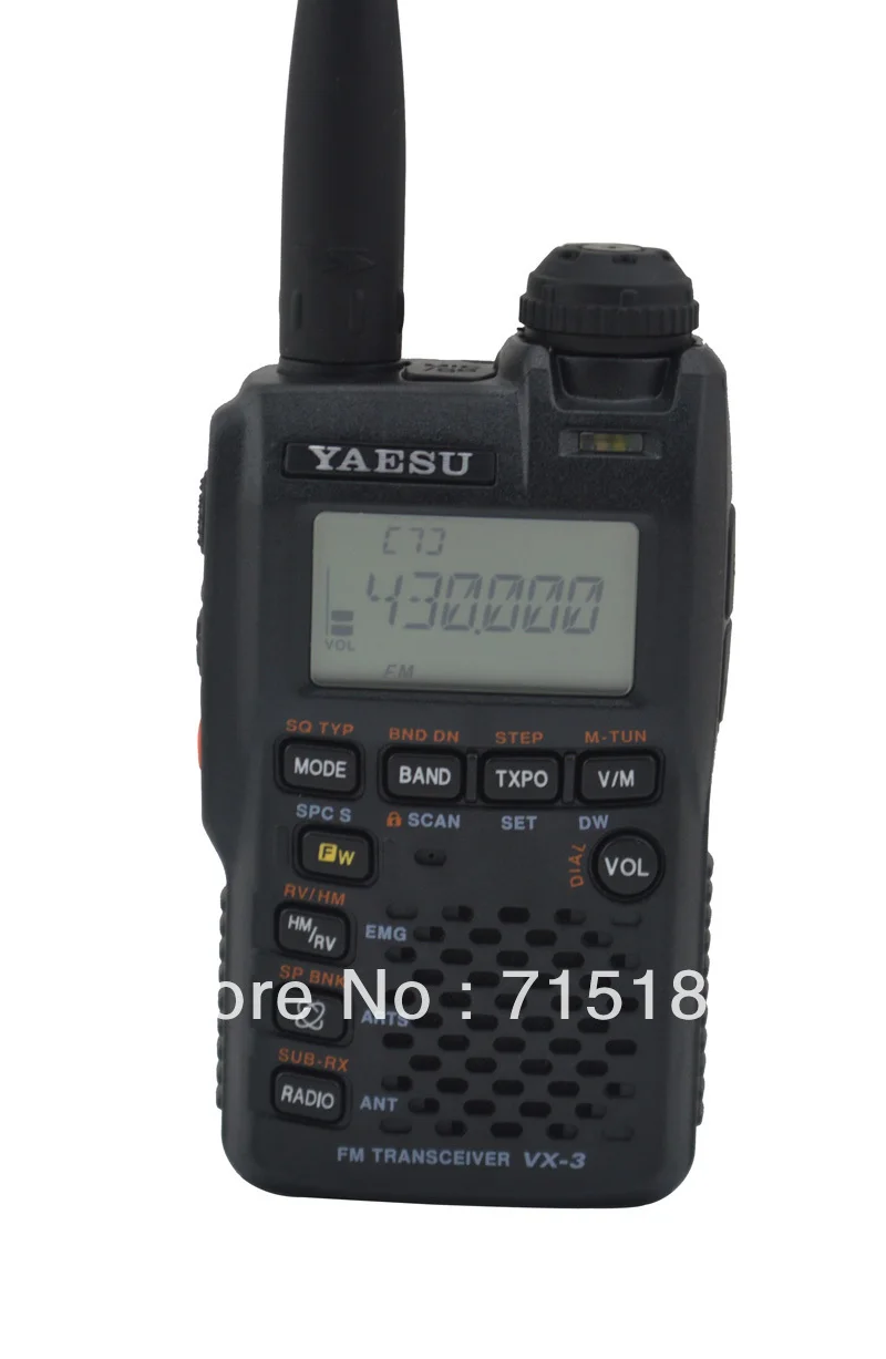 Yaesu VX-3R радио ультра-компактный Двухдиапазонный портативный fm-приемопередатчик/двухстороннее радио/Yaesu, рация interphone