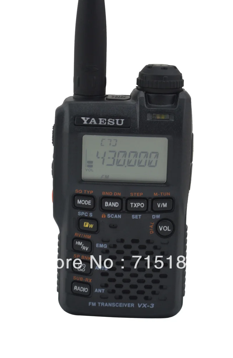 Yaesu VX-3R радио ультра-компактный Dual Band Ручной FM трансивер/двухстороннее радио/yaesu Walkie Talkie переговорные