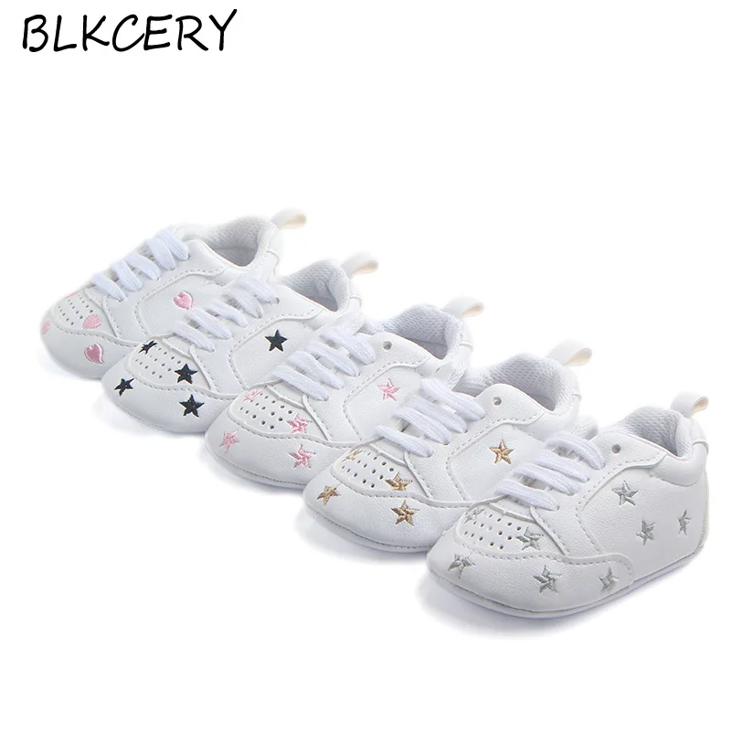  New Baby Boy Shoes 1 Year Tenis Infantil First Walkers Toddler Soft Sole No-slip Sneakers Leather M