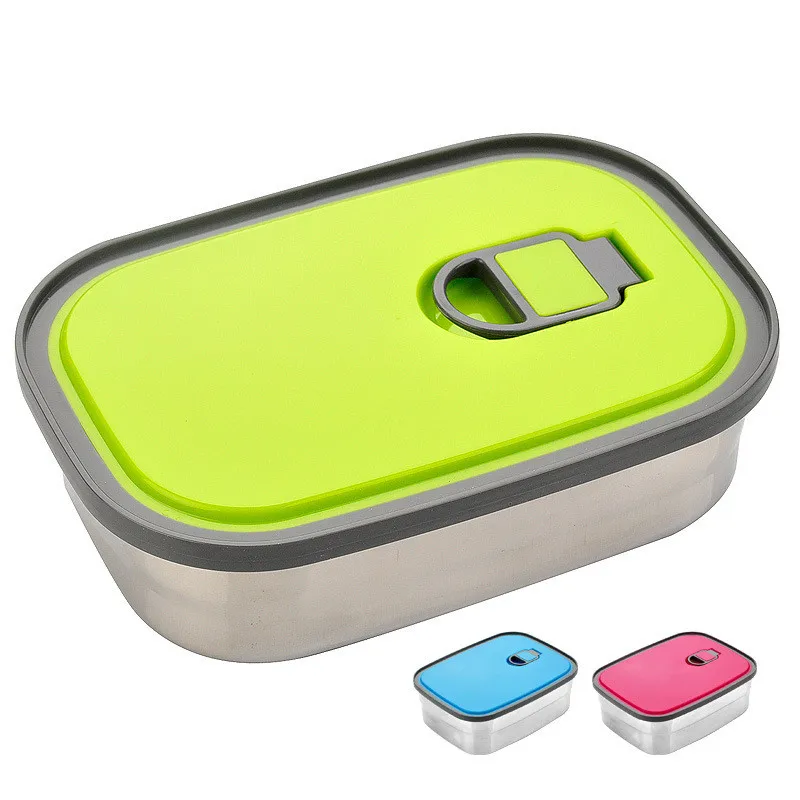 420ml Stainless Steel Lunch Box Student Bento box Seal With Lid Fresh