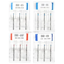 15 шт./5 Коробки Стоматологические алмазные боры BR-45/BR-46/BR-48F/BR-49 полировщик дрель dia-боры высокая Скорость наконечника стоматолог заусенцы