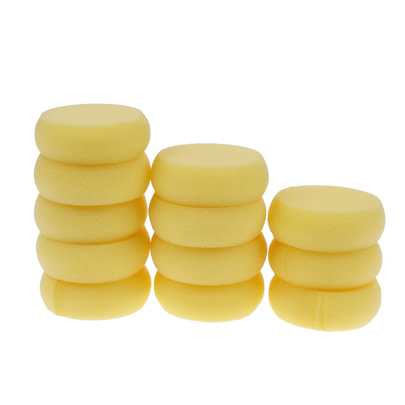 

Round Synthetic Watercolor Artist Sponges for Painting Crafts Pottery, 12pcs (Yellow) paint round sponge tool