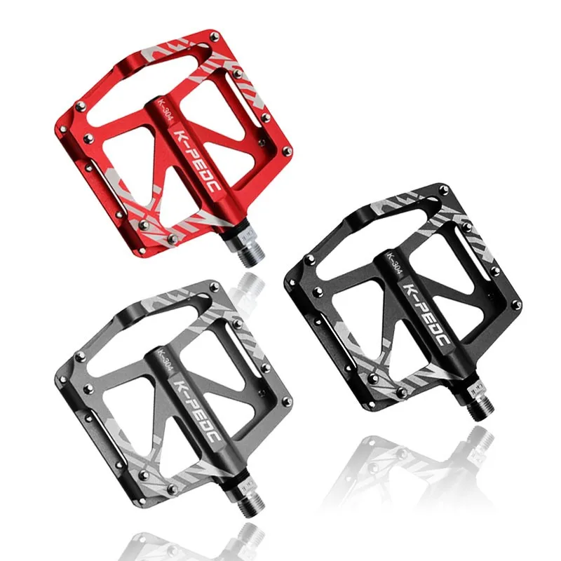 

Bicycle Aluminum/Alloy Mountain Bike Pedals Road Cycling Sealed 3 Bearing Pedals BMX UltraLight bike Pedal Bicycle Parts Pedal