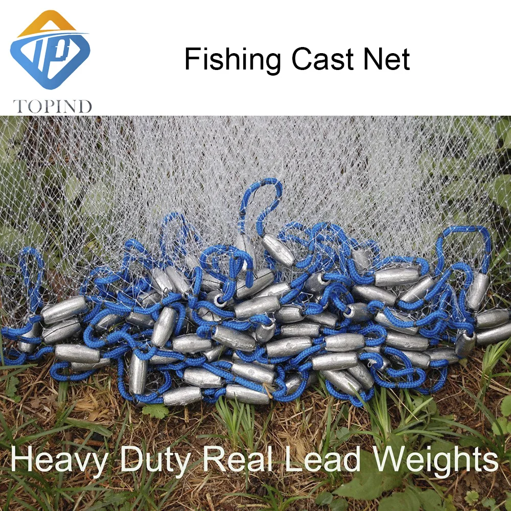 fishing cast net's heavy duty lead weight