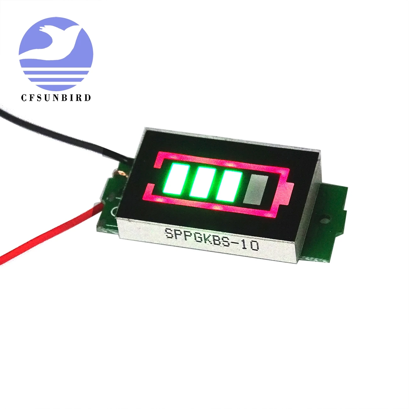 

CFsunbird 1S Single 3.7V Power Level Lithium Battery Capacity Blue Display Indicator Module