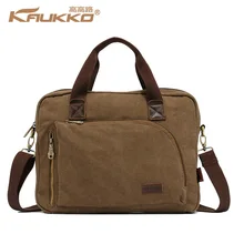 Kaukko Toile de Coton Sac À Main Cross Body Messenger Épaule Sac À Main Porte-Documents Sac École Sac À Main pour Hommes Femmes Livraison Gratuite