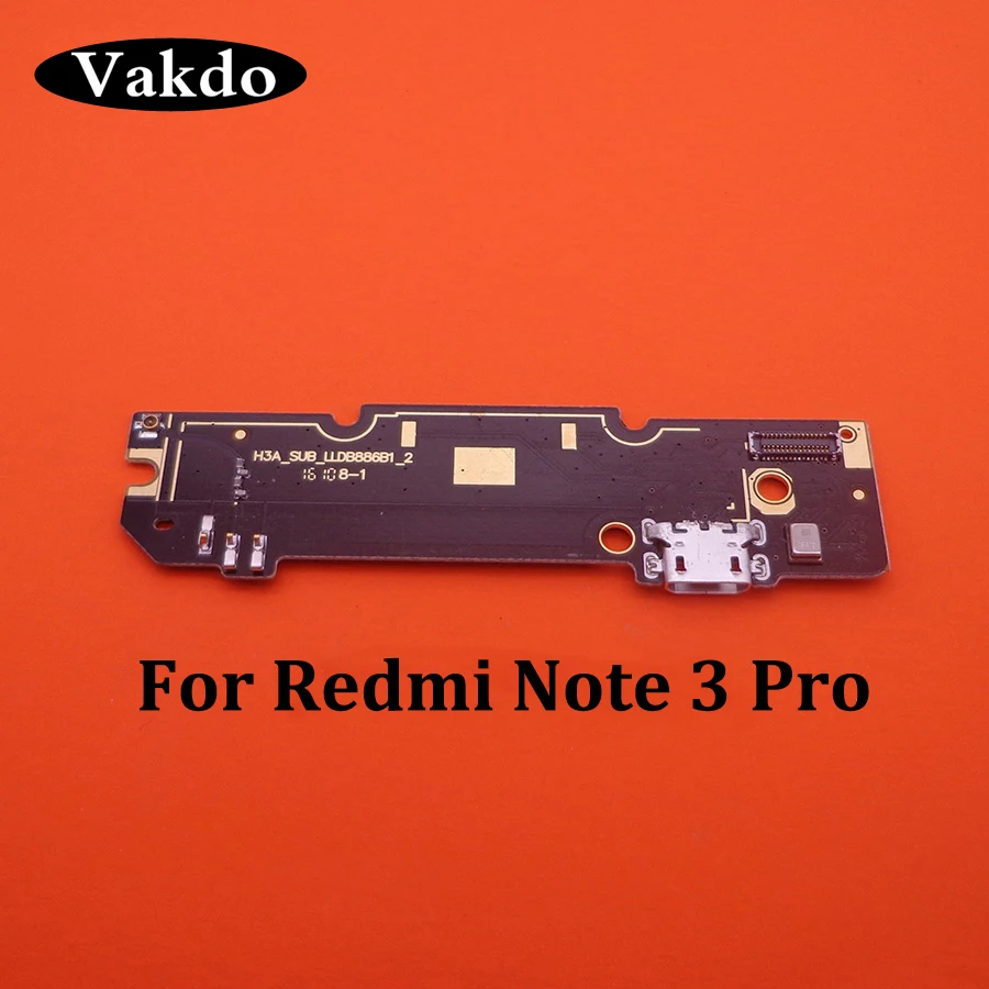 1 шт. протестированный микрофонный модуль+ USB плата с зарядным портом гибкий кабель соединительные части для Xiaomi Redmi Note 3/Redmi Note3 Pro