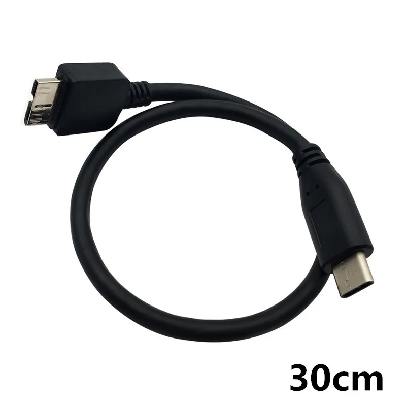 USB 3,1 type-C к USB 3,0 Micro B кабельный разъем для MAC BOOK WINDOWS PC USB3.1 USB3.0 30 см 0,3 м 100 см 1,0 м