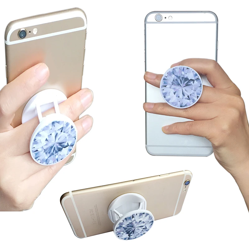 Круглый телефон стенд держатель цветок мрамор животный узор Разъем Мобильный держатель для iPhone XS X 8 7 6s