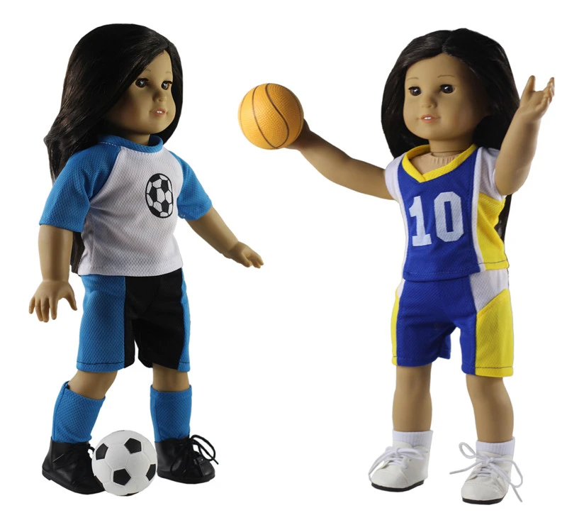 american girl doll basketball set
