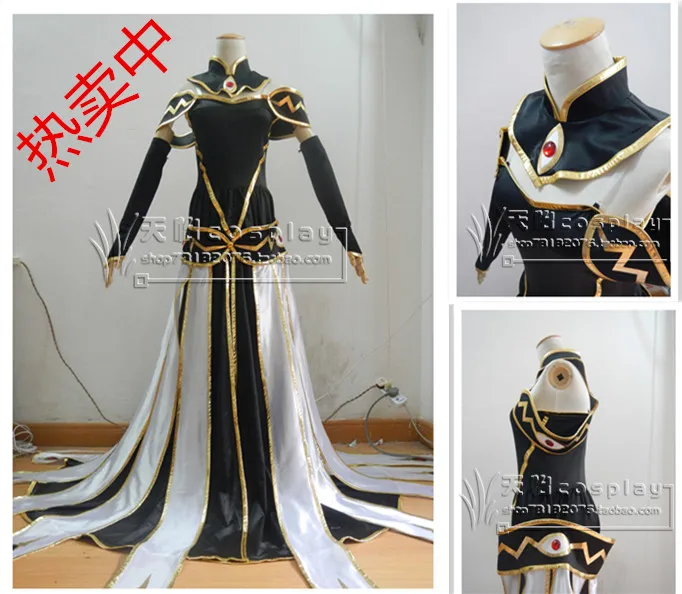

2016 Euphemia Gown [Code Geass] Custom size cosplay costume Cc queen cosplay clothes