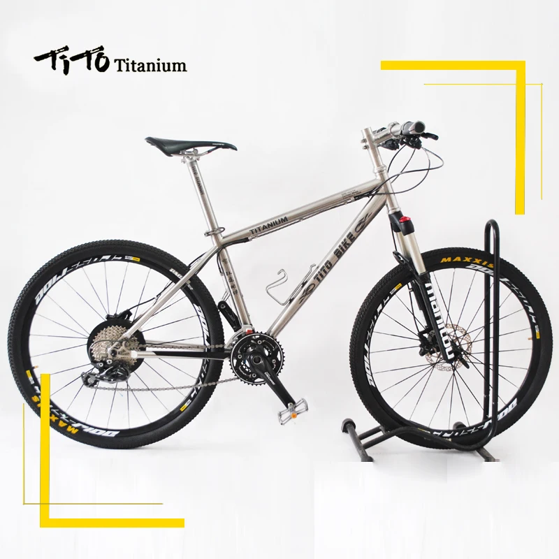 TiTo титановый сплав MTB велосипед 26 27,5 колесная M610 костюмы 30 скоростей Сверхлегкий 11,93 кг титановый велосипед