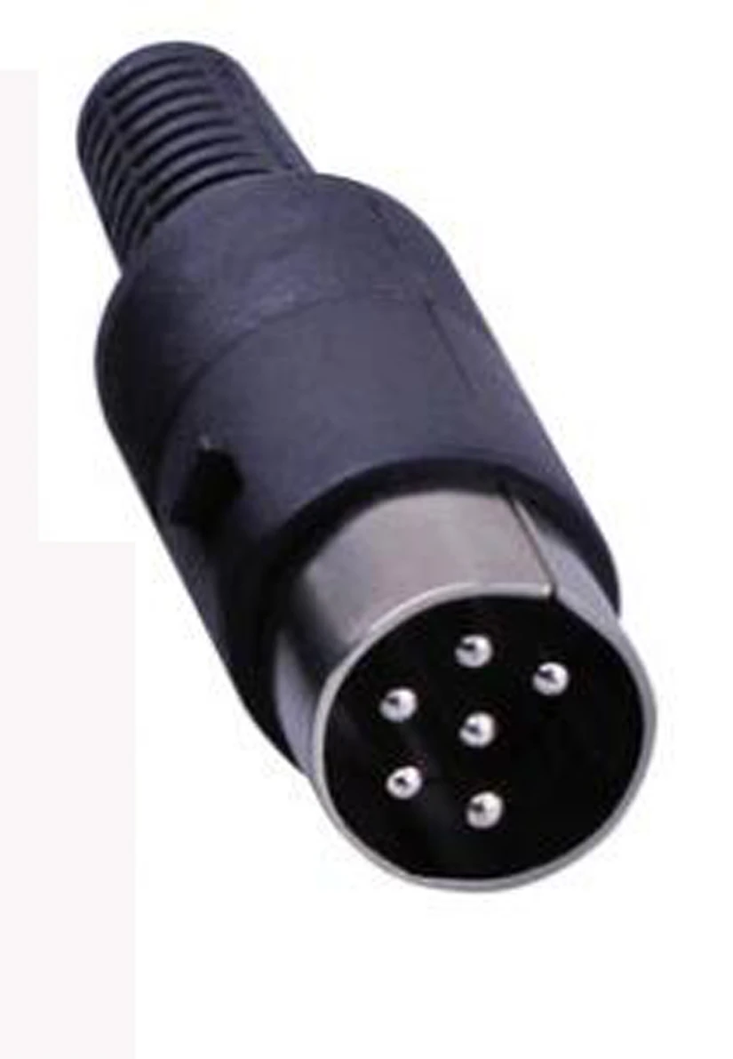 Poyiccot 8 PIN DIN Male Plug Cable 3.3ft, 90 Degree 8 PIN DIN Plug Speaker Extension Male To Male Midi Cable Compatible With B O Powerlink Beo Lab