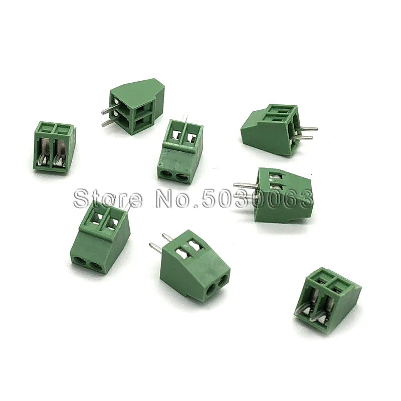 10 шт. Винтовая клемма типа PCB терминал DG/KF128 2P расстояние 2 54 мм|Терминалы| |