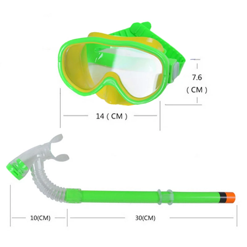 Горячие детские плавательные очки летняя детская плавание дайвинг очки Открытый подводное плавание трубка маска для плавания с аквалангом оборудования