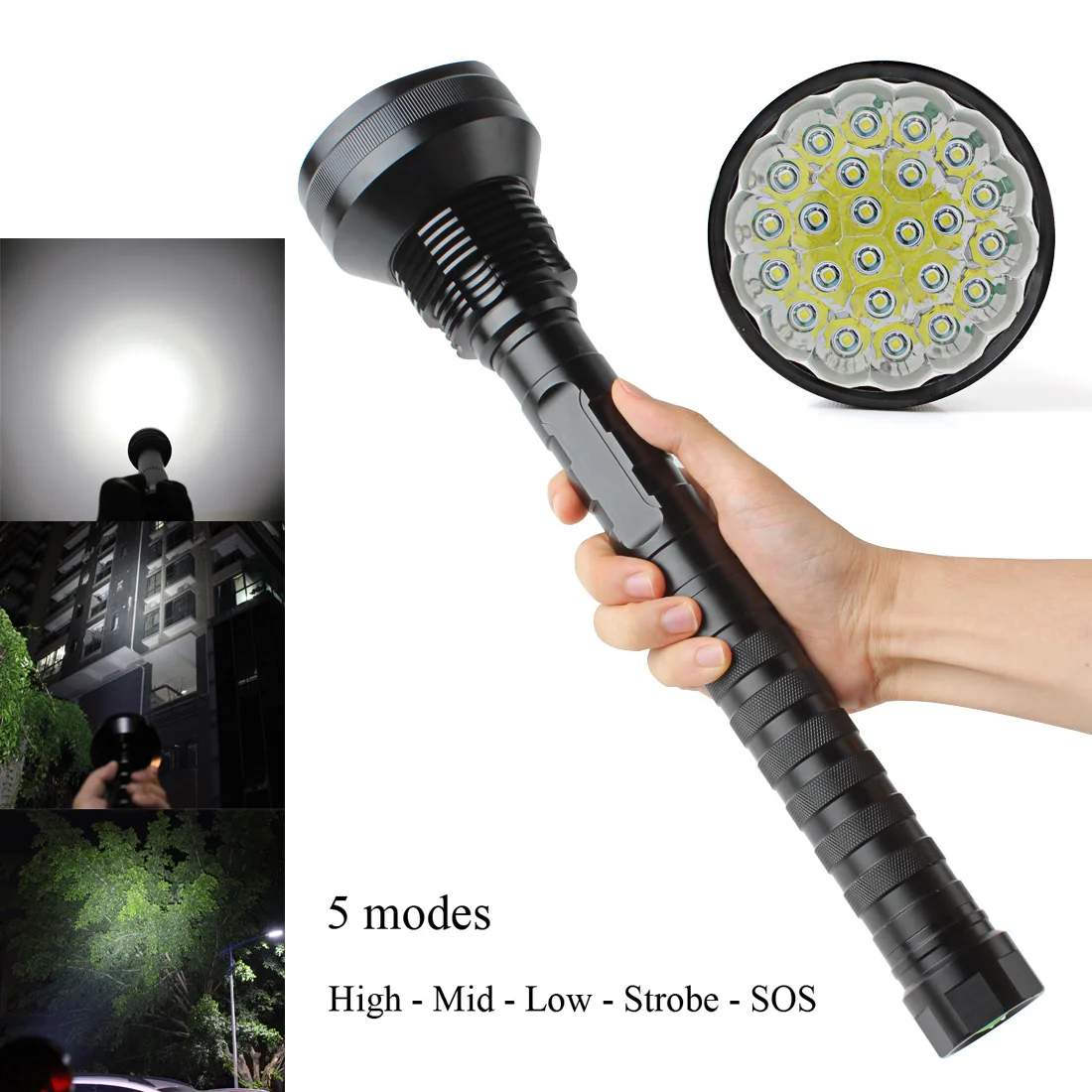

NEW CREE XML-T6 24xT6 LED 32000LM High power Glare 24T6 LED Flashlight Torch floodlight accent light camping lantern