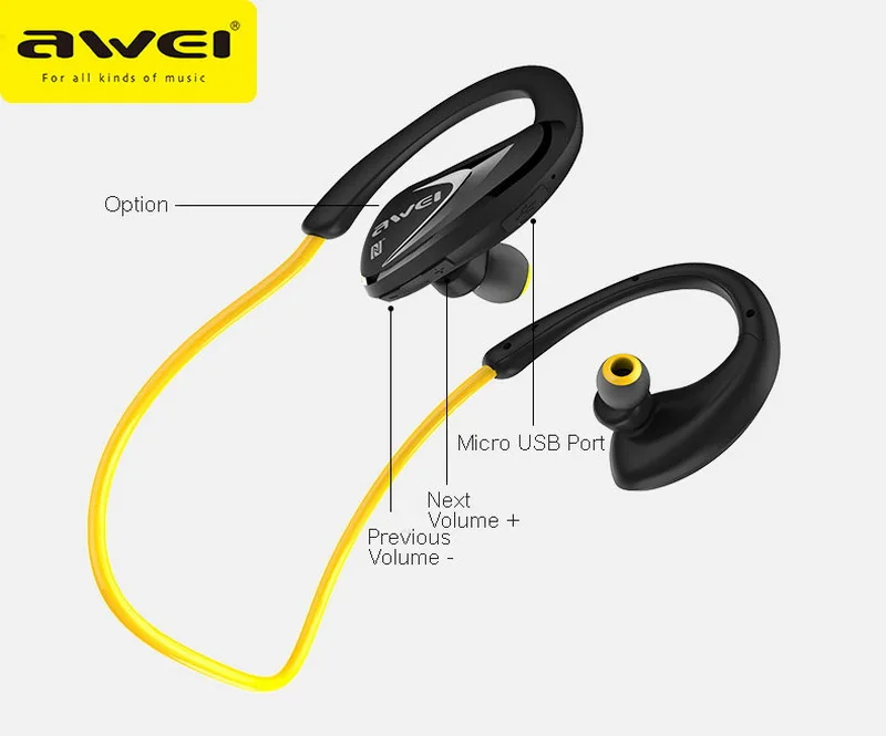 original-Awei-Sports-Headphone-wireless-bluetooth-earphone-with-NFC-CVC6-noise-cancellation-0