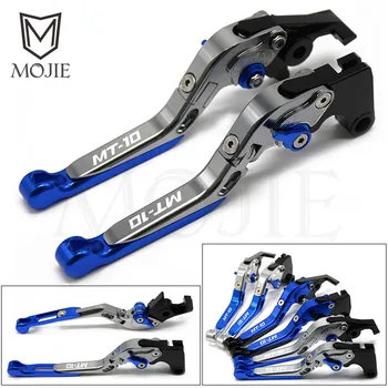 

MT10 Levers For YAMAHA MT 10 MT10 MT-10 2016 Motorcycle Accessories CNC Aluminum Folding Extendable Brake Clutch Levers MT 10