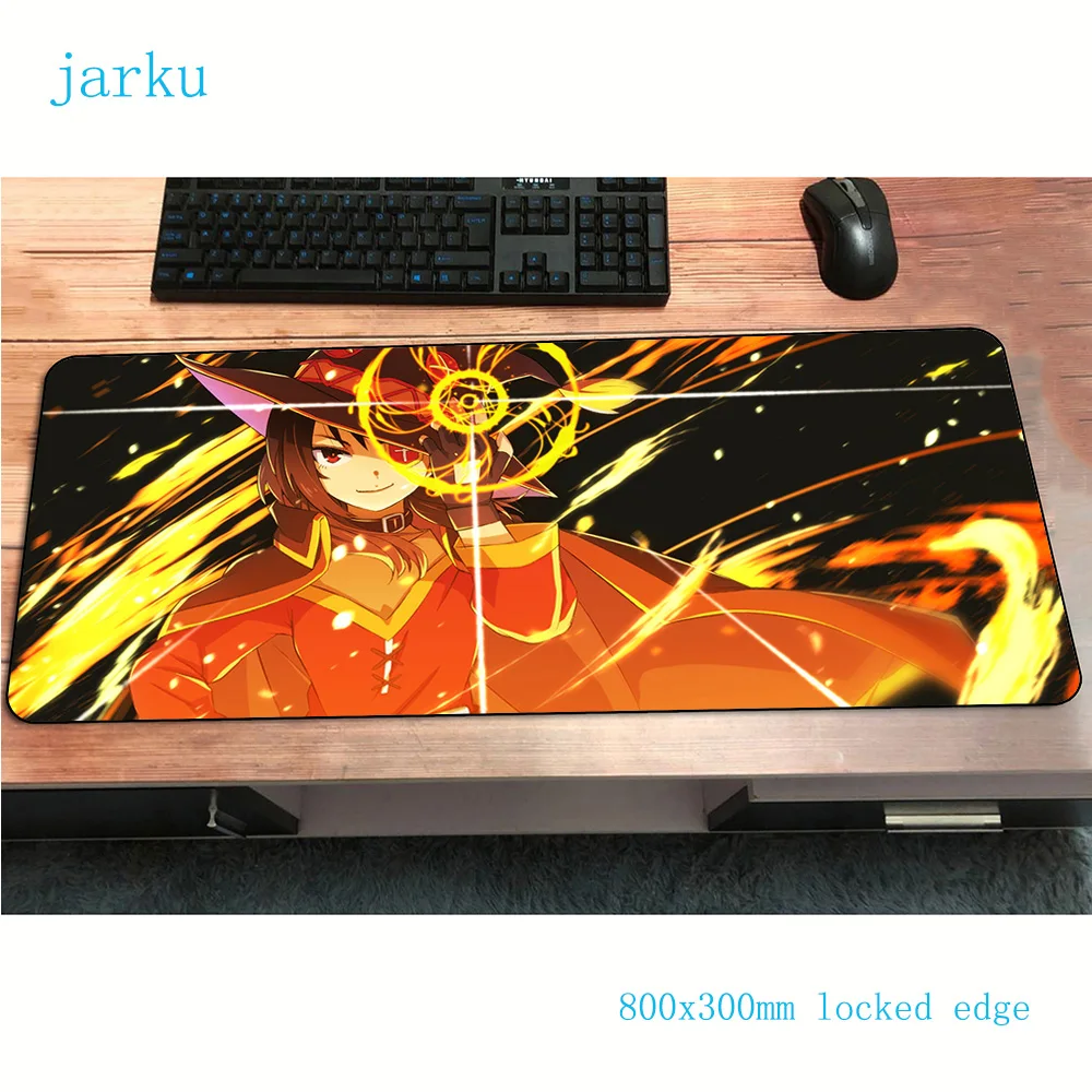 Коврик для мыши megumin 800x300x3 мм профессиональный игровой коврик большой с