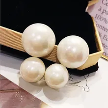 SHIFEEL новые корейские Ретро серьги с крупным жемчугом темперамент Простые индивидуальные серьги для женщин ювелирные изделия