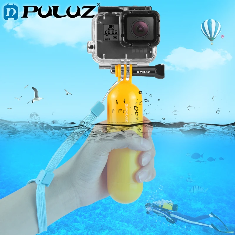 

PULUZ Floating Handle Bobber Hand Grip with Strap for GoPro NEW HERO