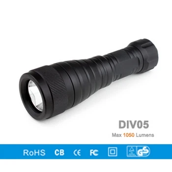 

Brinyte DIV05 LED Diving Light CREE XML2 1000lm LED Scuba Diving Torch LED Diving Flashlight 200M Underwater Lamp