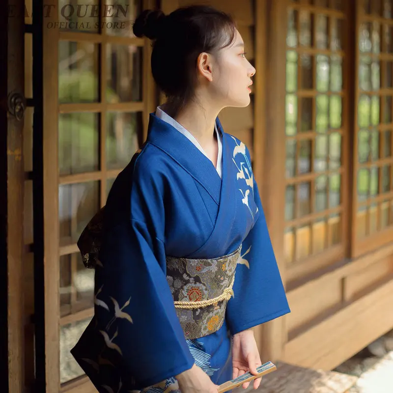 Традиционное японское кимоно платье косплей Женский юката женский хаори Япония Гейша костюм obi Япония Азия платье KK2248