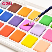 Для кулинарно-деликатесной продукции однотонные гуашь акварель краска Водорастворимая ученическая 12/18/24 цвета безопасность нетоксичный детей начинающих-арта