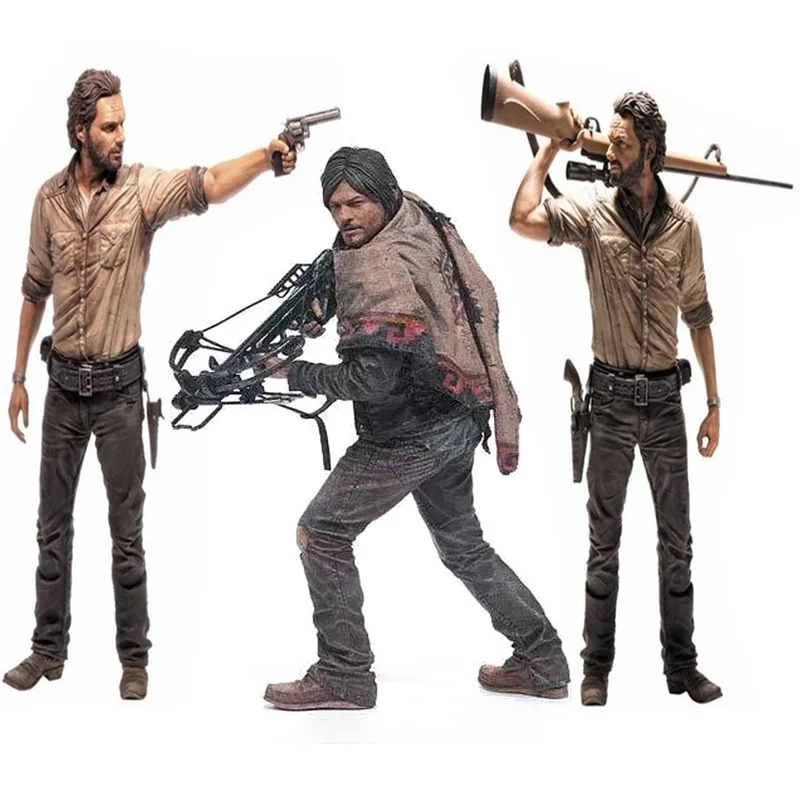 

Movie The Walking Dead 20cm Daryl Dixon Rick Grimes Deluxe PVC Deluxe Action figure NE5