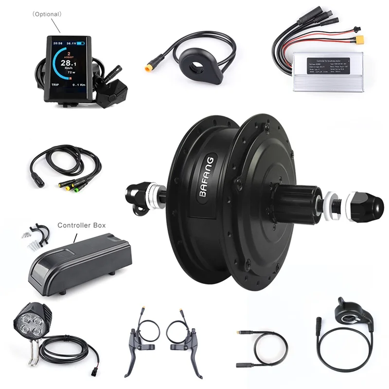 Bafang New 36V 350W Electric Bicycle Rear Hub Motor Conversion Kit