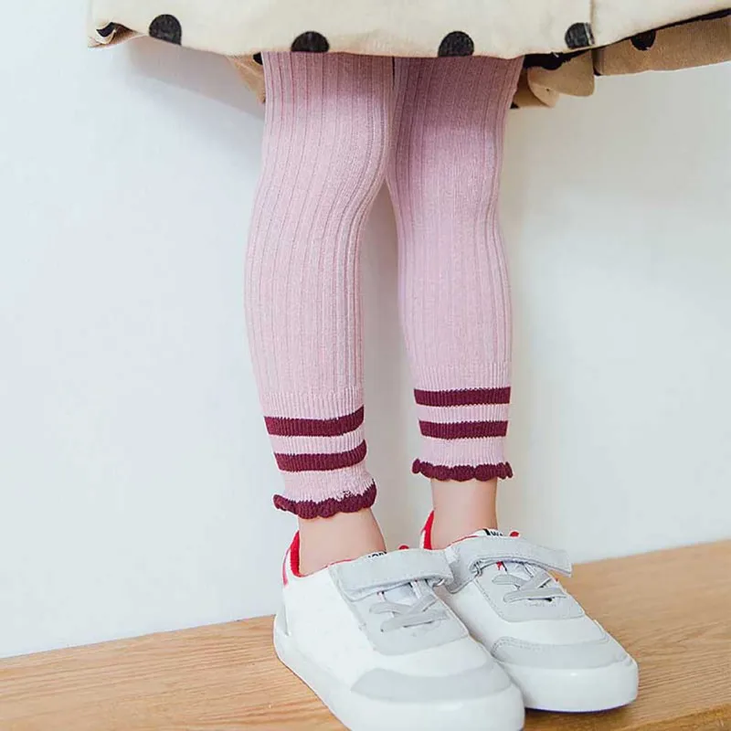 

Princess Legging Baby Girl Pants Autumn/Winter Leggings For Girls Striped Kids Girl Leggings Baby Clothes Children Trousers 1-8Y