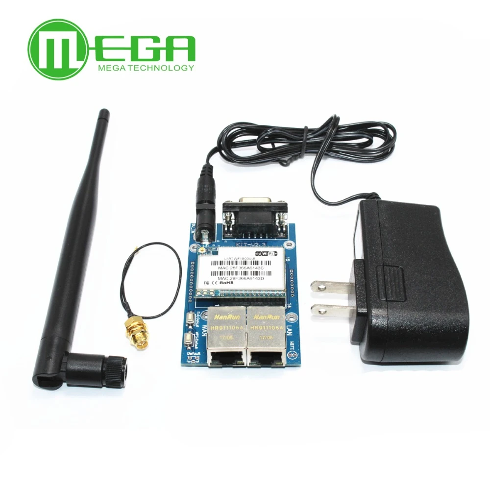 HLK-RM04 RM04 Uart Serial Port to Ethernet WiFi Wireless Module with Adapter Board Development Kit HLK-RM04 RM04 Uart Serial Port to Ethernet WiFi Wireless Module with Adapter Board Development Kit