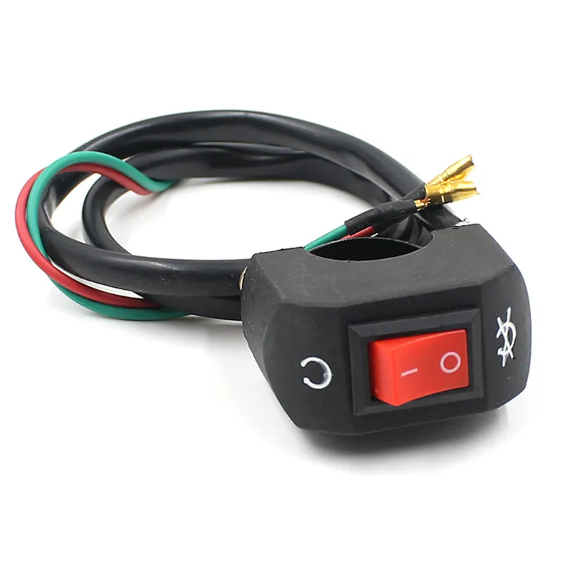 

new Universal Motorcycle E-Bike Motorbike Handlebar Kill ON OFF Switch Button n1