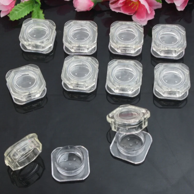 High Quality Transparent Plastic Contact Lens Case For Travel Lenses