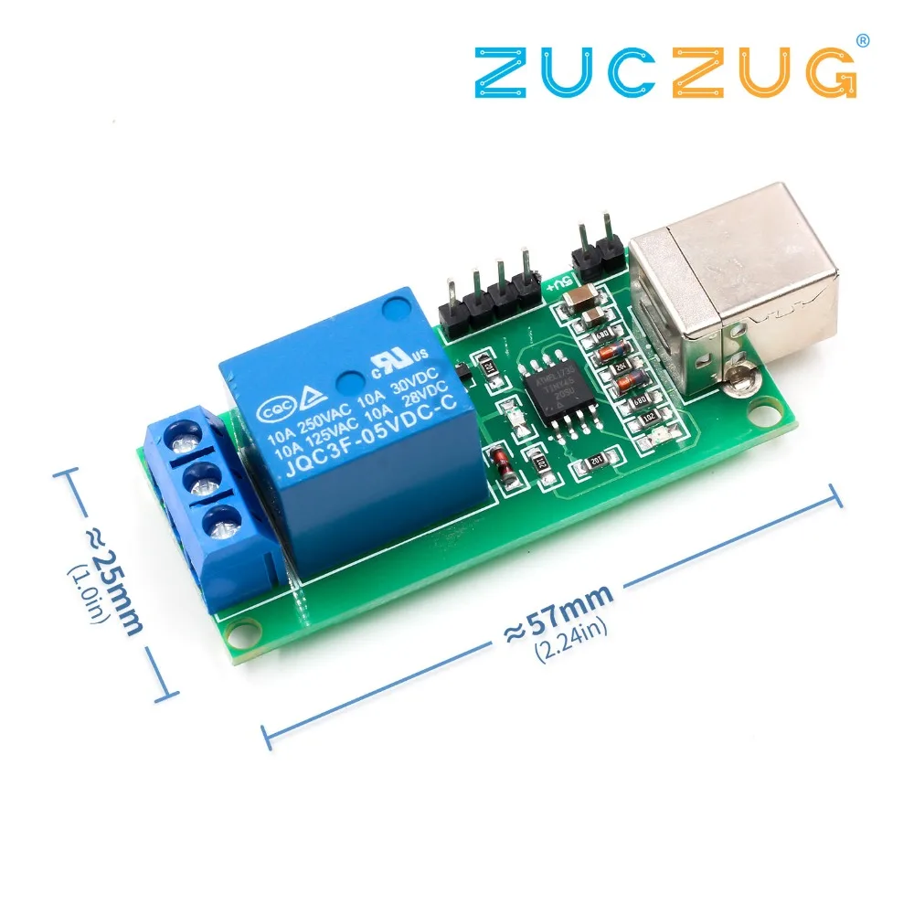 1 канал USB реле 5V программируемый компьютерный контроль для умного дома |
