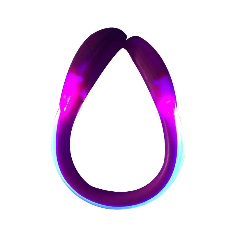 Viagdo LED Luminous Shoes Clip Night Safety Shoe Light Warning Reflector Flashing Lights Bike Cycling Running Outdoor Sports