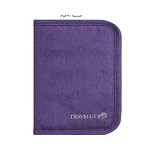 Многофункциональная Обложка для паспорта, сумка, короткий кошелек, держатель для карт, клатч, кошелек, дорожные аксессуары для женщин и мужчин - Цвет: Purple