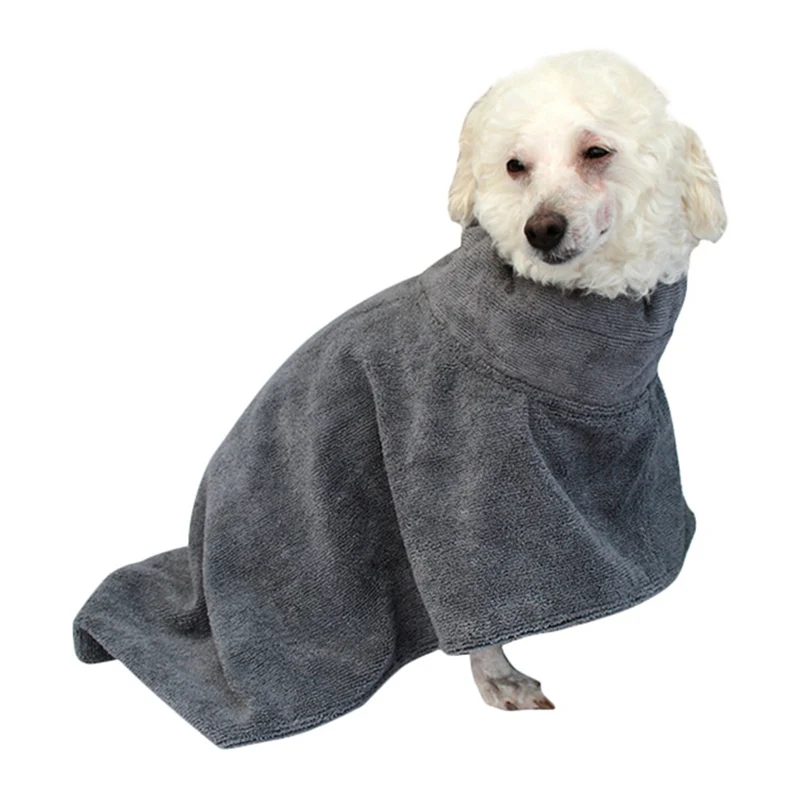 New Dog Bathrobe XS XL Pet Dog Bath Towel for Small Medium Large Dogs