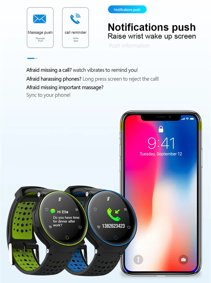 X2 плюс Смарт часы Спорт Браслет Цвет Дисплей Touch Bluetooth сердечного ритма крови Давление кислорода трекер сна для IOS и Android