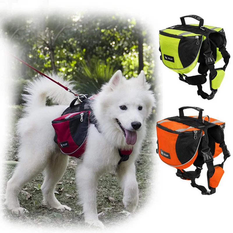 

Dog Cat Pet Carrier Harness Bag Put Thing for Large Dog Collar Puppy Bag Pets Vest Load Backpack Dogs Accessories Chihuahua