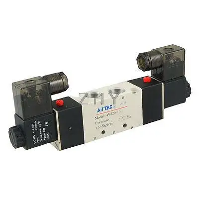 

4V320-10 DC 12V 2 Positions 5 Ways Air Control Solenoid Valve