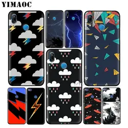 YIMAOC Thunder облака грозовые Мягкий силиконовый чехол для huawei P20 Pro P10 P9 P8 2015 2017 P Smart 2019 & Nova 3 3i 2i Lite