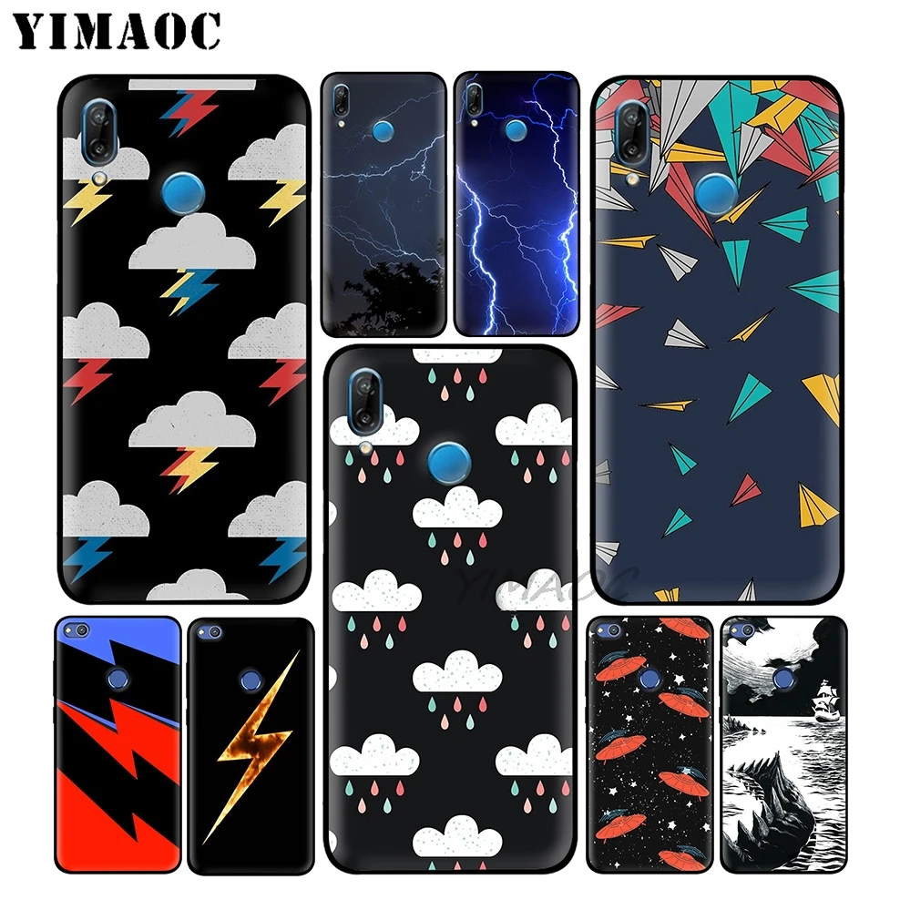 Thunder Clouds ThunderClouds Soft Case For Huawei P30 P20 Pro P10 P9 P8 2015 2017 P Smart Plus Z 2019 Nova 5i 4 3 3i 2i Lite |