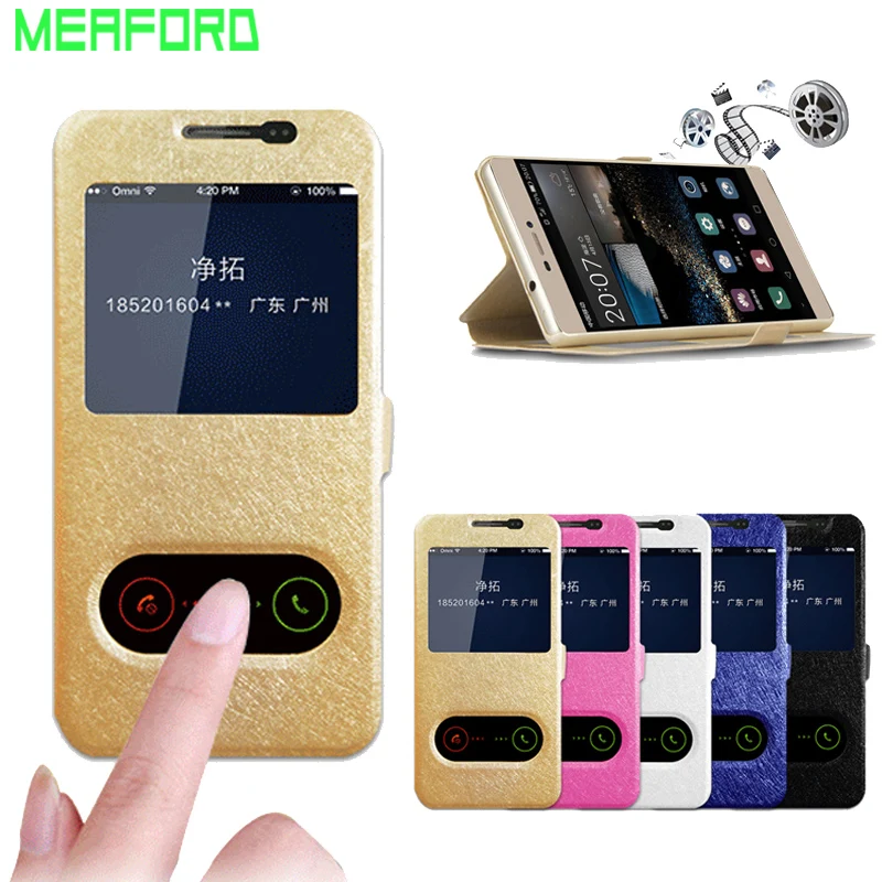 

For Huawei honor 8X Case Flip PU Leather Cover Quick View Window Stand Book Case For Huawei honor 8X 8 X X8 6.5 Phone Back Cover