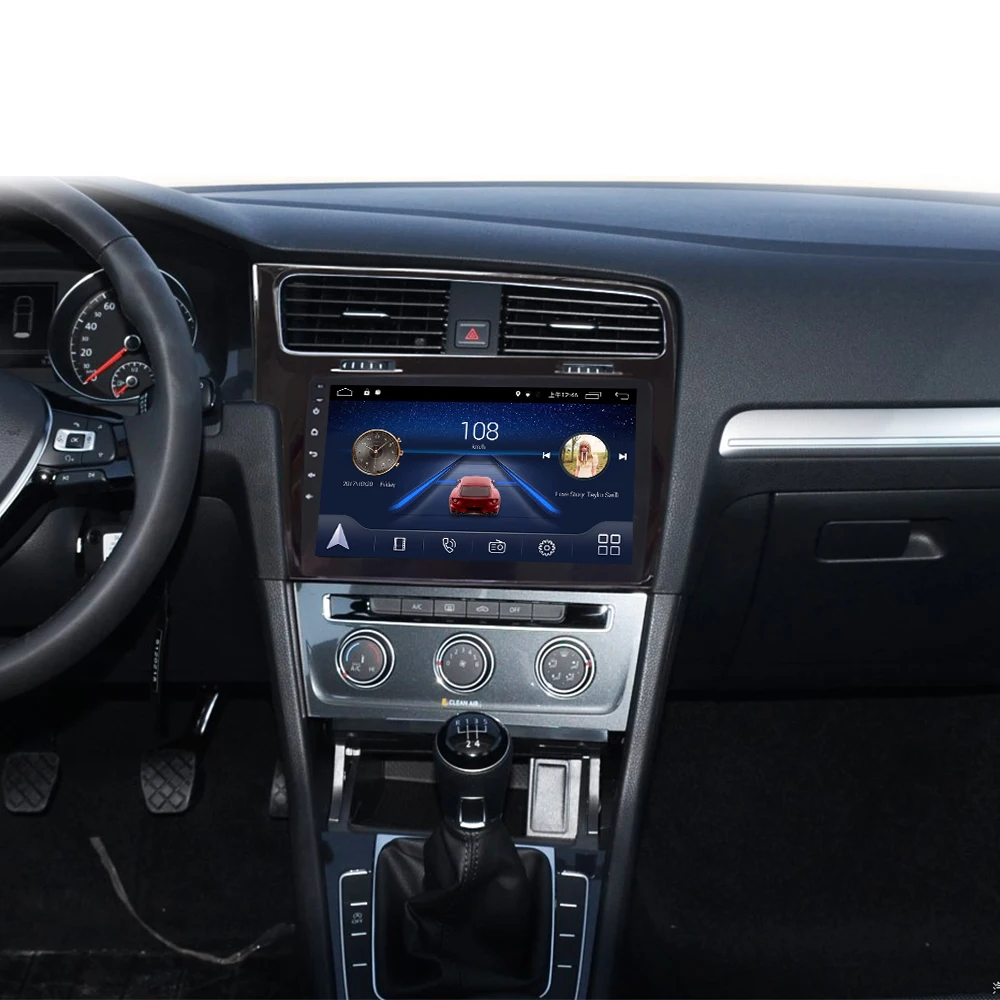 4G Lte Android 9,0 Автомобильная Мультимедийная навигационная система gps плеер для Volkswagen VW Golf 7 2013-18 лет ips экран Радио стерео