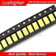 200 шт. 5730 0.5W-150Ma 50-55lm 3200K белый светильник SMD 5730 5630 Светодиодный 5730 диоды для подавления переходных скачков напряжения(3,2~ 3,4 V